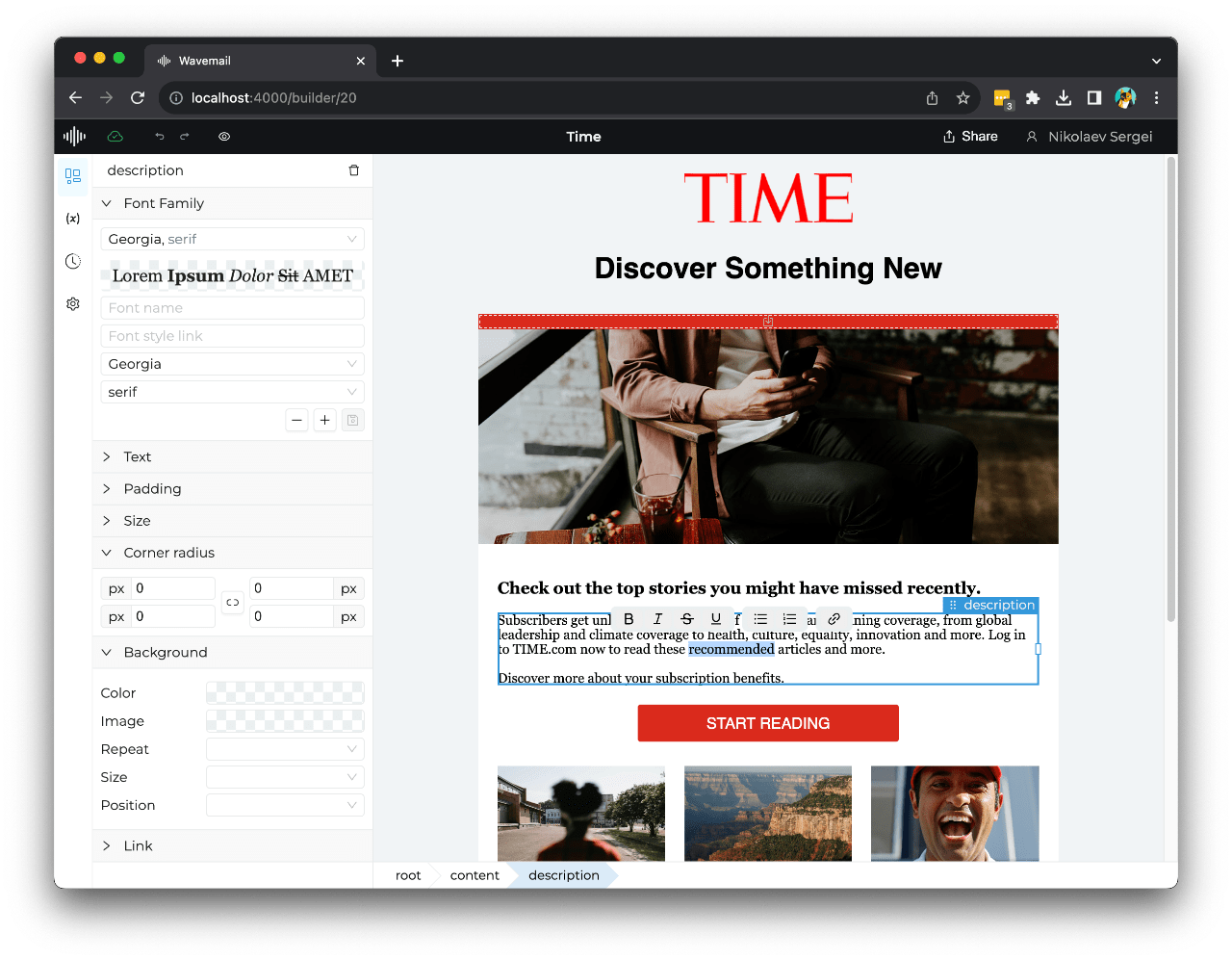 Project screenshot